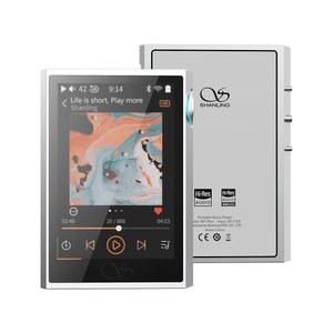 SHANLING M1 Plus M1Plus 보호 가능한 음악 플레이어 MP3 ES9069Q DAC 듀얼 SGM8262 앰프 PCM768 DSD512 블루투스 5.2 LDAC WiFi DLNA 에어플레이 실버