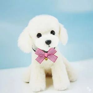 방울달린 강아지 반려견 리본 넥타이 목걸이 GAB03638 귀여운강아지옷