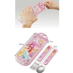 디즈니 공주 아동 수저 포크 케이스 세트 유아포크