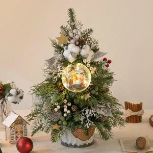 아트박스/플라워트리 크리스마스 미니트리 화분 그리스도 캐롤 45cm 장식