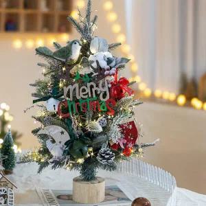 아트박스/플라워트리 크리스마스 미니트리 워머 꽃사슴 종달새하우스 60cm