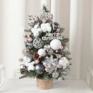아트박스/플라워트리 크리스마스 미니트리 워머 글로시목화그레이 45cm