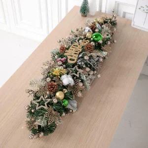 아트박스/플라워트리 크리스마스 장식 가랜드 센터피스 그레이스라인 100cm