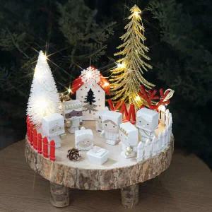 아트박스/플라워트리 크리스마스 장식 성탄절 센터피스 동화같은 성경 24cm