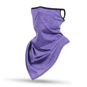 [콩심팥심]멀티 스카프 귀걸이형 퍼플 쿨링멀티스카프