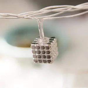 아트박스/플라워트리 크리스마스 실버 큐브 전구 장식 LED 30P 철재 다이스