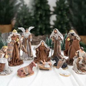 아트박스/플라워트리 아기예수 피규어 대형 장식 왕으로오신 35cm (11개입)