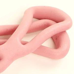 [골드스마일]스트레칭 8자 핑크 홈트 탄력밴드 튜빙밴드