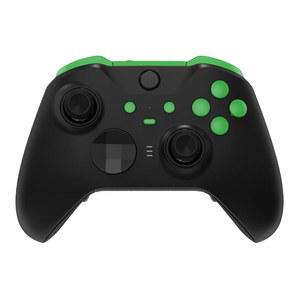 엑스박스 원 엘리트 시리즈 2 컨트롤러용 익스트림레이트 그린 교체 버튼, LB RB LT RT 범퍼, 코어 컨트롤러 모델 1797용 ABXY 시작 백업 동기화 프로필 스위치 키 트리거