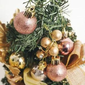 고품질 크리스마스 트리장식볼 오너먼트 3cm 20입 로즈골드 (WCF272A)