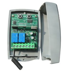 범용 차고 문짝 리모컨 리시버  433.92 MHz 고정 코드 및 롤링 2 채널 스위치 모듈  433MHz