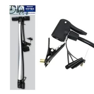 코텍3938 자전거 펌프타이어공기주입 에어기 바람넣기 다용도 바람기 수리 공구 주입기 정비