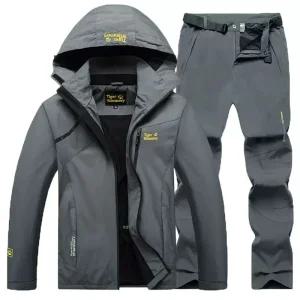 등산복 세트 방수 낚시 스포츠 빅사이즈 재킷 바지 셋업 남성 바람막이 자켓 상하의 작업복