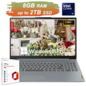 LENOVO 레노보 [세금포함] [정품] 2025 IDEAPAD 노트북 LAPTOP 랩탑 15.6 8-Core Intel i3 8GB RAM Upto 2T