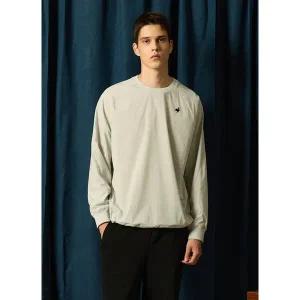 [르꼬끄](강남점)루즈핏 니트형 안감 우븐탑 WGR / QQ413EWTO1 / 남여공용 긴팔