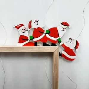귀여운 크리스마스 장식 문틀 액자 창문 모서리 포인트 장식 소품 데코보드 장식 데코보드 포인트 눈사람