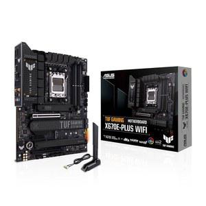 ASUS TUF 게이밍 X670E-PLUS WiFi 마더보드(AM5 / DDR5 HDMI M.2 USB 3.2 Wi-Fi ATX)