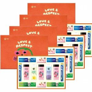 생필품 선물세트 4세트 애경 생활용품 패키지 상품 가정 용품 기프트 선물 구성 기초 응용