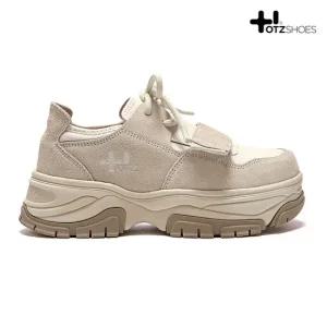 오찌 3300 하이 스웨이드 화이트