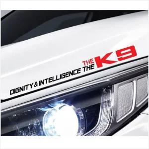 D24 더K9 슬로건 로고 데칼스티커 102 활용도높은 자동차튜닝스티커 차량용튜닝용품