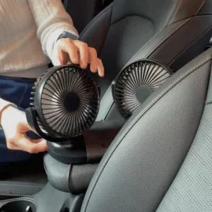 차량용 듀얼 선풍기 차량 자동차 서큘레이터 차량용미니선풍기 여름 차량용듀얼선풍기