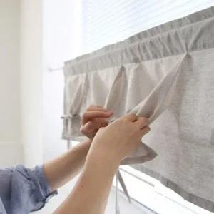 이중바란스 모노톤 바란스커튼 미니커튼 가림막 1P