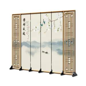 칸막이 가리개 가벽 스시 전통 병풍 접이식 일식 파티션 분리