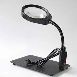 탁상용 LED 확대경 수리 고배율 핸드폰 스탠드 검사