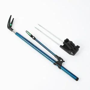 [콩심팥심]낚시대 거치대 블루 2.4m 빙어 보관 민물 각도