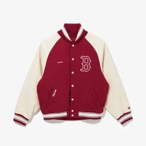 갤러리아 [뉴에라]MLB 보스턴 레드삭스 래글런 바시티 재킷 레드_14742023