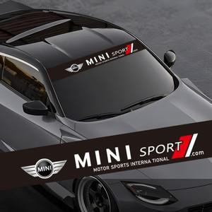 자동차 스포츠 스타일 스티커 미니 쿠퍼 R56 F56 R50 JCW 카브리오 아시맨 컨트리맨 클럽맨 용 앞 유리 장