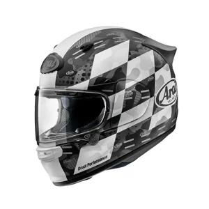 아라이 ASTRO-GX 체커 화이트 헬멧