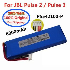 JBL Pulse 2 3 Pulse3 Pulse2 P 용 2025 년 무선 블루투스 스피커 기존 배터리 5542100 -P 6000mAh 플레이어
