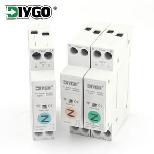 63A 1P+N 지그비/와이파이 스마트 스위치 회로 차단기 에너지 미터 킬로와트시 측정 타이머 릴레이 누전 보