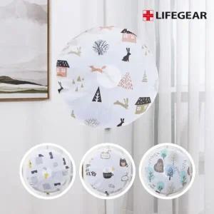 1+1 헤드형 선풍기커버 선풍기 벽걸이 안전 커버 에어컨