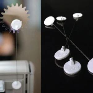 POP부착 워블러 쇼클립 20개메모꽂이 찝게 POP 팝업 행거집게 다관절 가격표 마트 매장전시 카드