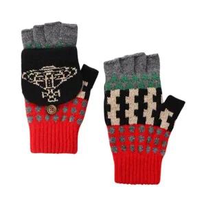 (W) 비비안 웨스트우드 플래그 후드 글러브 블랙 Vivienne Westwood Flags Hooded Gloves Black