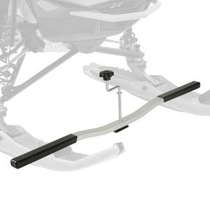 트레일러 운송을 위한 크랭크 핸들 및 플레이트가 있는 PVNIEC 46인치 알루미늄 스노우모바일 스키 타이 다운 바 키트, 2PK