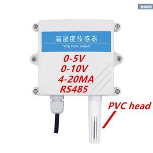 온도 및 습도 트랜스미터 센서, HVAC WANGZI PE 프로브 포함, 4-20mA 0-10V 0-5V RS485 출력 수분계