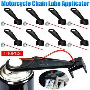 1-10PCS 바이크 오토바이 체인 윤활유  호환리케이터 지저분한 왁스 클리너 부착 오일러 스프레이 기어