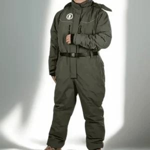 남자 바이크방한복 겨울 오토바이 우주복 라이딩 배달용 국방색 그린