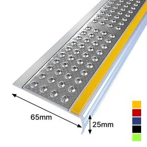 스텐 엠보스논슬립 ALSE65 4색 65x25mm SUS304 미끄럼방지패드 계단논슬립