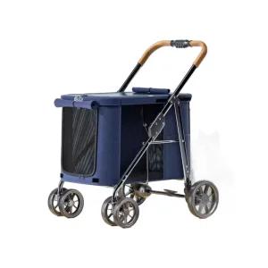 대형견 중형견 개모차 소형견 D7 유모차 시바견 산책 접이식