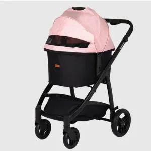 반려견유모차 패리스독 루쏘 강아지 유모차 (핑크) 애견유모차