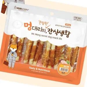반려견 간식 치킨 비스켓 300g 육류 콜라겐 함유 펫