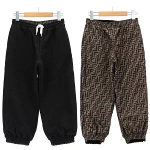 25FW 펜디 키즈 리버시블 조거 팬츠 JUF065 AJ2U F11FU-K