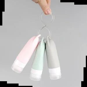 수영장세면세트 휴대용 샴푸통 실리콘공병 90ml 세트