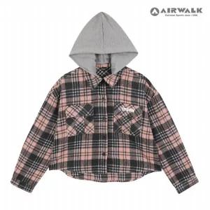 [보리보리/에어워크 주니어]주니어 플란넬 기모 체크 셔츠