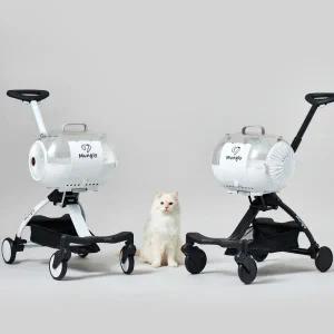 2025최신 강아지 유모차 애견유모차 원터치 강아지 유모차 시트+가방