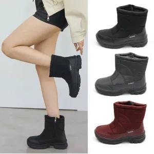 남여공용 HSB-RDF 방한부츠 털안감 패딩부츠 눈부츠 남여공용 겨울 방수부츠